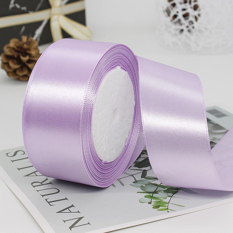 25Yards/Roll 40mm Satin Ribbons DIY Bow Handmade Gift Packing Artificial Silk Roses Crafts Supplies Sewing Accessories Material