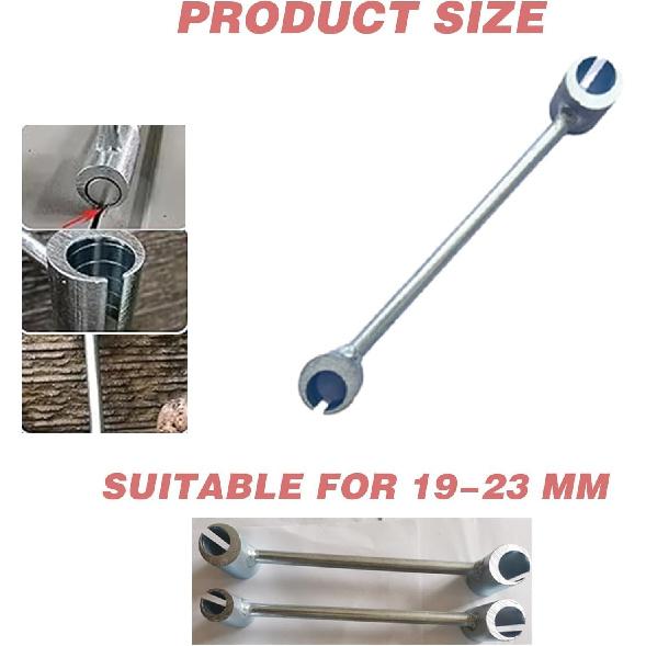 Hinges Adjusting Wrench, 2024 New Door Hinge Repair Spanner Adjustable Wrench Tool, Upgrade Spanner Key for Round Bolt Standard Gauge Heavy Duty Door