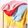 3-14 Years Kids Crew Neck Sweatshirt Solid Color Pullover