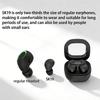 SK19 Bluetooth 5.3 Wireless Earbuds Mini Invisible TWS Headphones with HIFI Stereo Noise Reduction Mic for Daily Use Portable