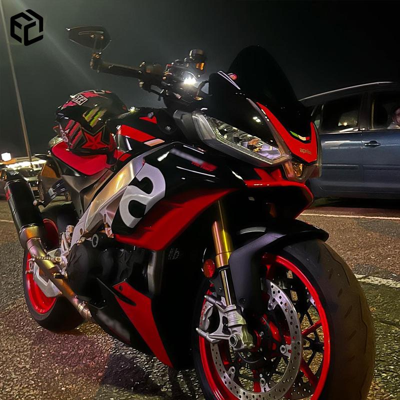 Motorcycle Rearview Side Mirror For Aprilia RSV4  RS125 660 50 Tuono 1100 660 CNC Aluminum HD Glass Moto Accessories