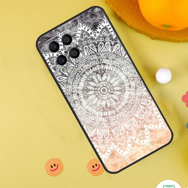 Elegant Mandala Floral Design Case For Samsung Galaxy M31 M32 M12 M52 M21 M15 M55 M56 M36 M16 M06 M13 M33 M53 M14 M34 M54