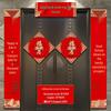 3D Flannel Door Couplets for Housewarming Ceremony - New Home Decor Stickers with Free Shipping