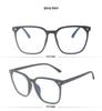 2021 Korean Style Anti-Blue Light Metal Hinge Clear Lens Trendy Women's Selfie Glasses Frame