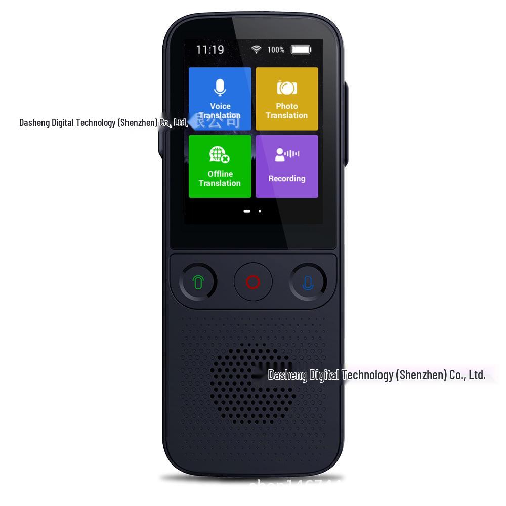 

T10 PRO Smart Voice Translator: Instant Online Translation in 137 Languages with WiFi - A Must-Have Travel Tool чорний