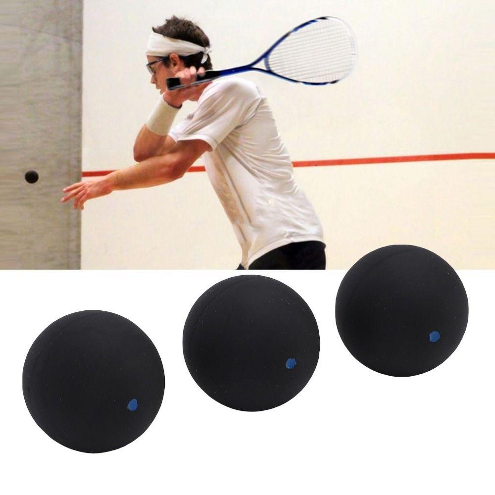 3PCS Low Bounce Squash Ball Set Slow Speed Squash Ball Combo Set Club Training