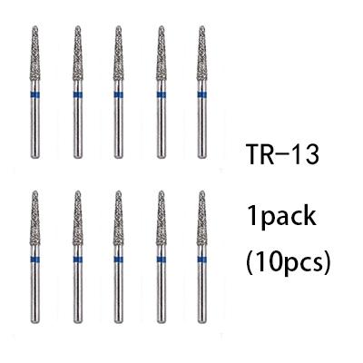 

10Pcs/Pack Br-31 Dental Diamond Burs Drill Dentistry Handpiece Handle Diameter 1.6Mm Dentist Tools Br-41 Tr-13 Fo-32 Sf-41 Professional Grade