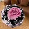 1PC Rose Butterfly Umbrella-8-Rib Reinforced, Automatic Open, Lightweight & Durable, Cute Fashion Accessory for Outdoor-P0701