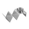 Leeseph Taco Holder Stand, Stainless Steel Taco Rack Tray with Condiment Cup, Taco Pancake Plate for Home Party Restaurant