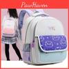 Delightful Cartoon Childrens Backpack Available In Purple And Pink For Days School