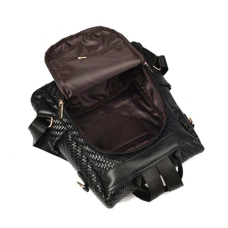 PU Backpack Women Anti-Theft Backpack Multi-Function Shoulder Bag