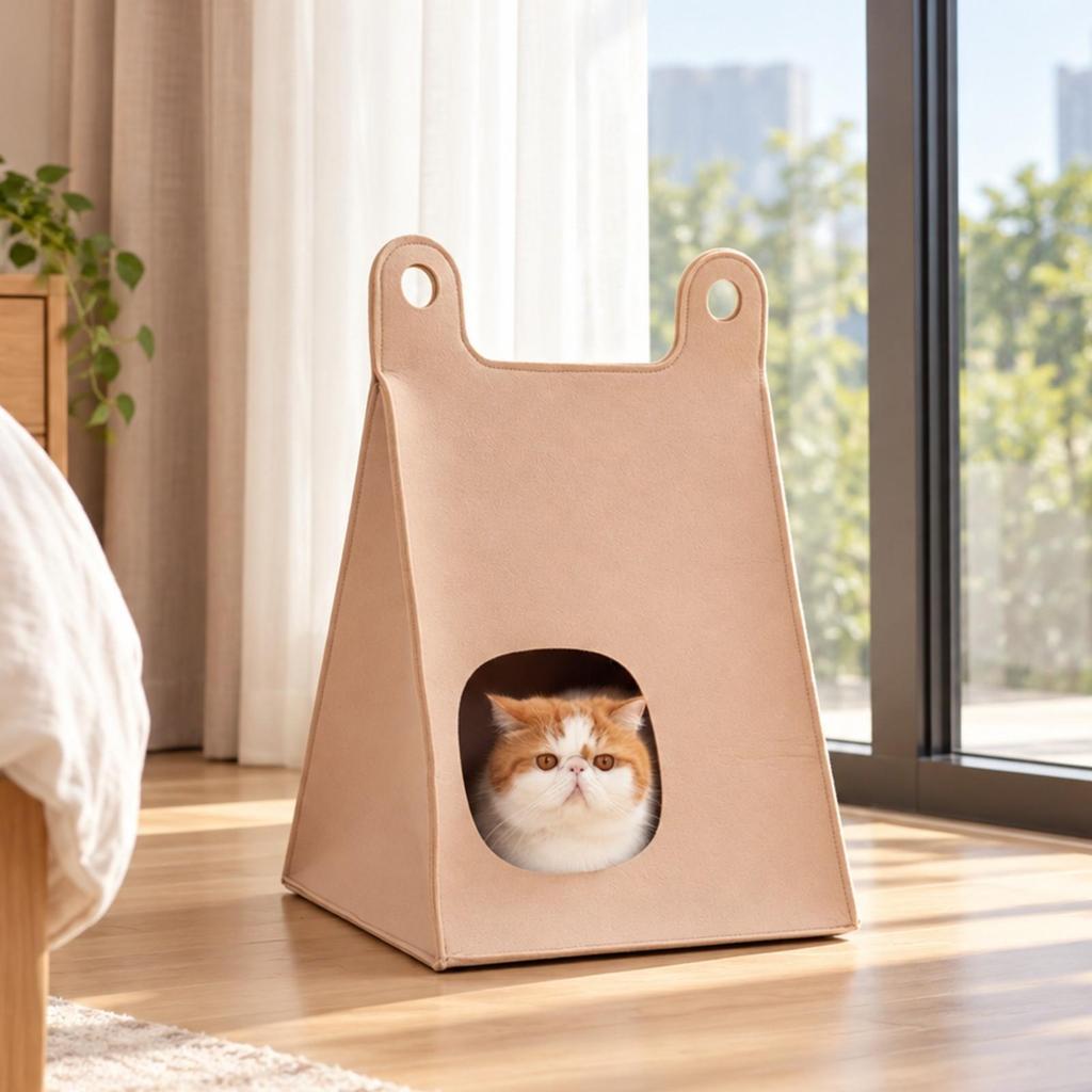 Pet Shelter Portable Kitten Hideaway Long-Lasting for Cats