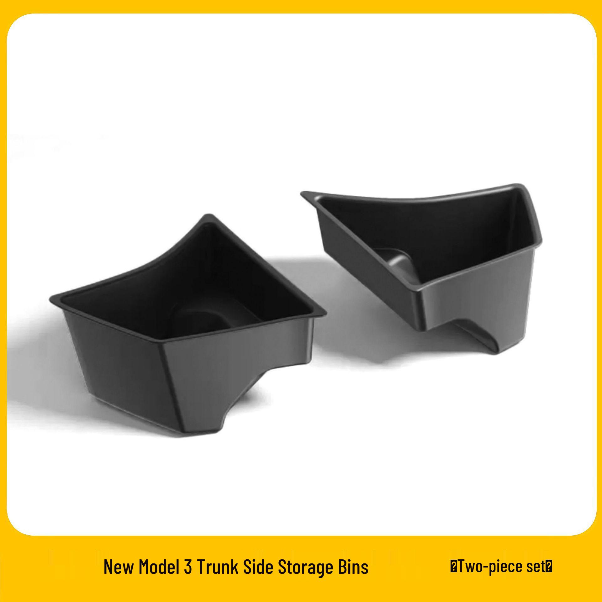 

Tesla Model Y Trunk Side Cover Storage Box Interior Upgrade