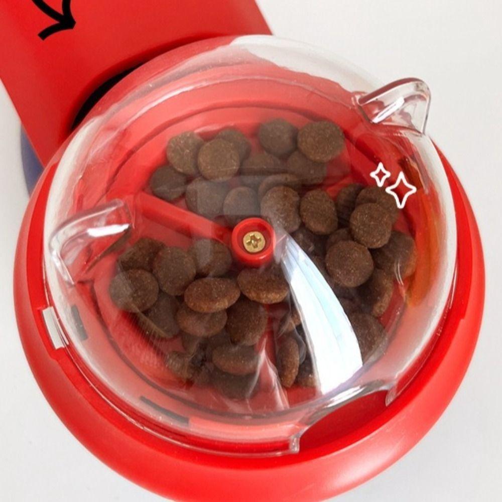 Plastic Dog Puzzle Feeder Cartoon Automatic Feeder Creative Dog Food Dispenser Mealtime Fun