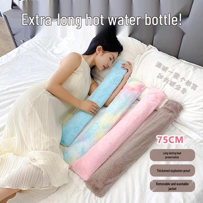 Μεγάλη Θερμοφόρα με Αφαιρούμενο, Πλενόμενο Κάλυμμα - Unisex Ζεστό Μαξιλάρι Κρεβατιού/Κοιλιάς.