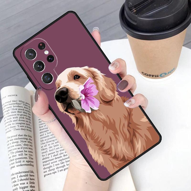 Golden Retriever Dog phone case Cover For Samsung Galaxy S24 S25 Ultra S21 S22 Ultra S10E Note 10 Plus Note 20 FE S23