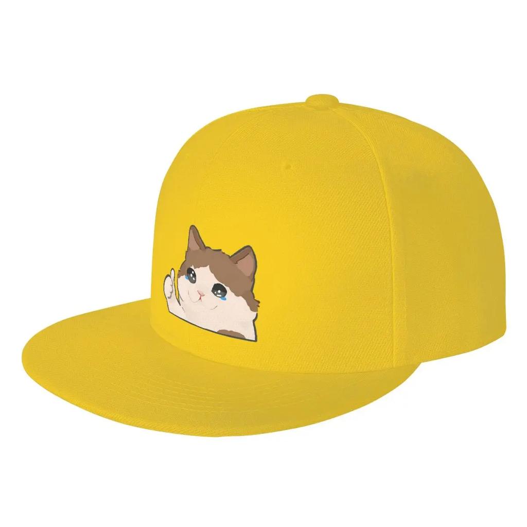Crying Cat Meme Cap Fashion Casual Baseball Caps Adjustable Hat Hip Hop Summer Unisex Baseball Hats