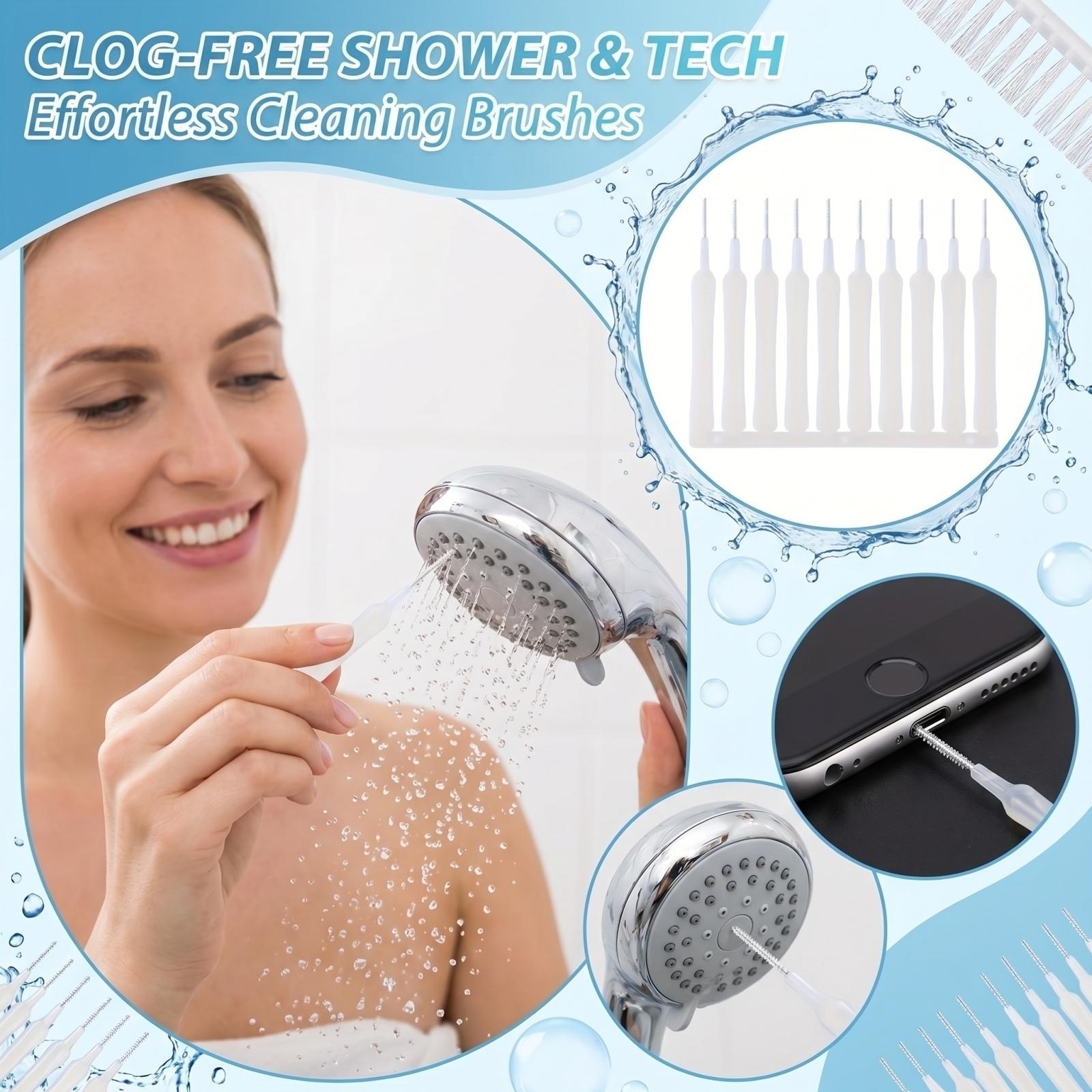 

Cleaning Brush For Shower Nozzle Hole, Unclogging And Preventing Blockage One Size