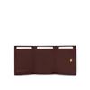 BONAVENTURA Vittoria Kleines Portemonnaie aus Nobile Leder (Schwarz x Bordeaux), Hergestellt aus echtem europäischen Leder, Perfektes Geschenk für Frauen (BWAN41-BKBX)