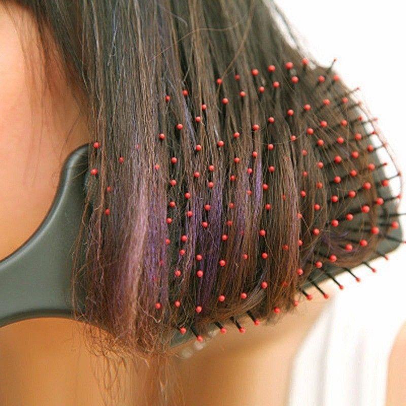 Plastic Therapeutic Scalp Comb With Large Teeth For Head Meridian Massage And Thick Hair