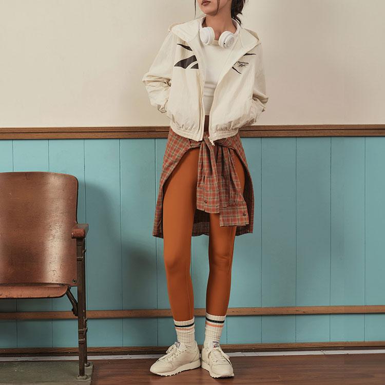 Reebok High-Waisted Breathable Casual Fitness Pants Women Bottoms Caramel 23FRC654WGBH