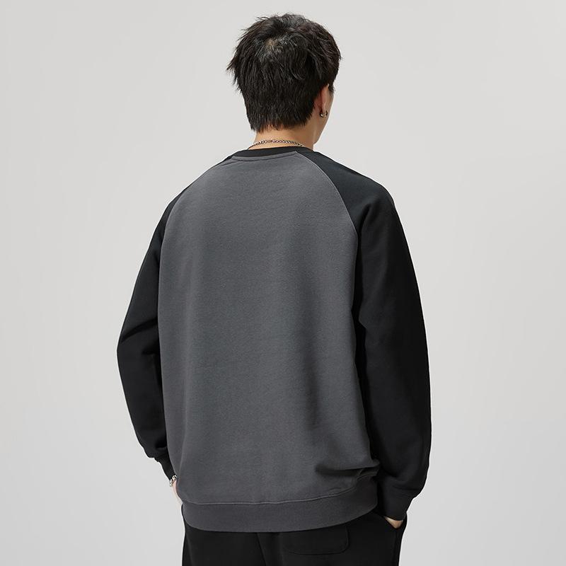 Осенне-зимний свитер с круглым вырезом для мужчин — фото 4