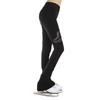 Girls Figure Skating Pants With Rhinestone Embellishment Warm Lined Water Resistant Performance Leggings Training Stage