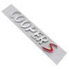 Black 3D Electroplated CooperS Emblem for BMW MINI Rear