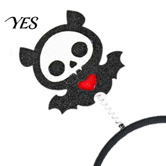 Comfortable Spooky Headband Halloween for Kids Adults, Glitter Pumpkin Bat Ghost Eye-catching Skull Hair Accessories Cosplay Dress Up Party