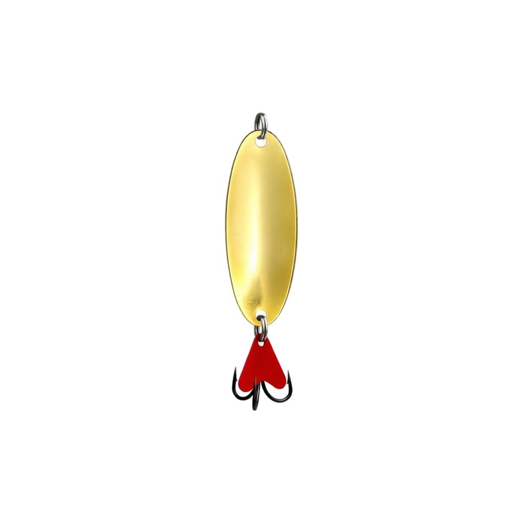 Fishing 23g 3D Printed Electroplated with Reinforced Treble Hook Long Casting Red Design