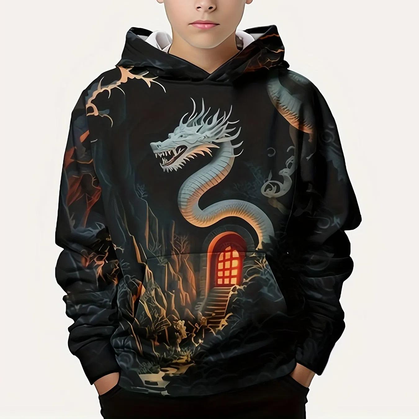 

Детская одежда Толстовки Детская одежда для мальчиков с длинным рукавом Повседневная 3D-принт Модная одежда для девочек Лето-Осень Одежда для мальчиков Топы 140CM