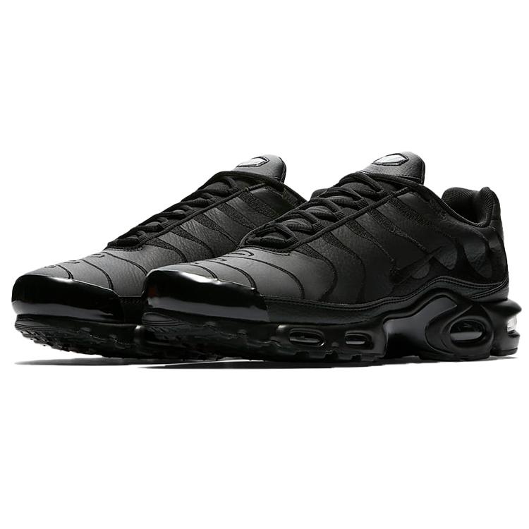 Nike Air Max Plus Triple Black Leather AJ2029-001
