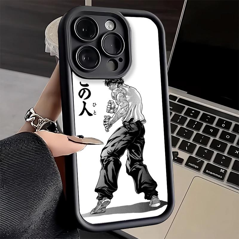 Phone Case for iPhone 17 Air 16E 15 16 Pro Max Baki the Grappler Anime Cover 14 Plus 13 12 Mini Soft Shell Silicone Fundas