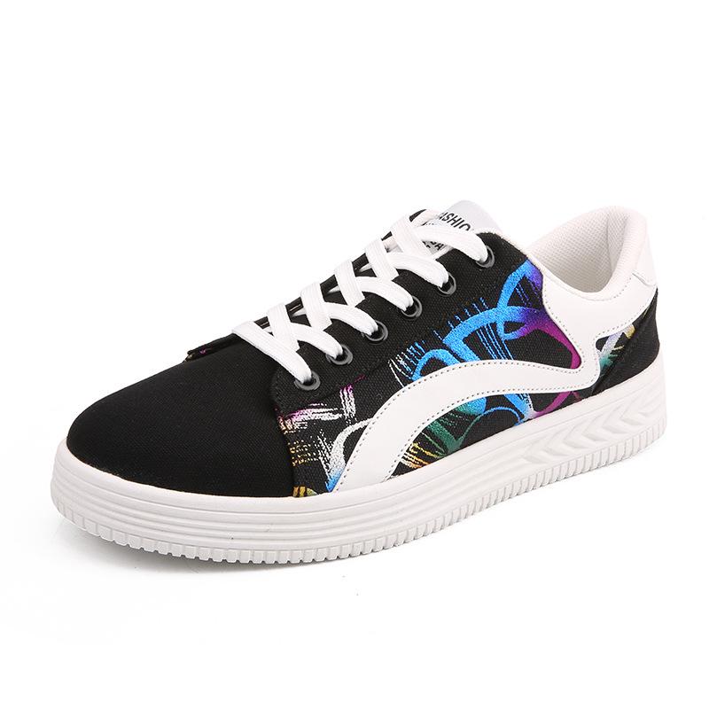 

Trendy couple board shoes 2025 autumn new teenagers wear breathable outdoor casual shoes low-top sports shoes 35