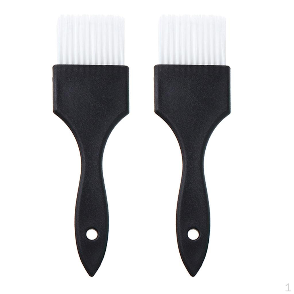 2x Barber Hair Dye Brush Applicator W/ Hanging Hole for Highlight