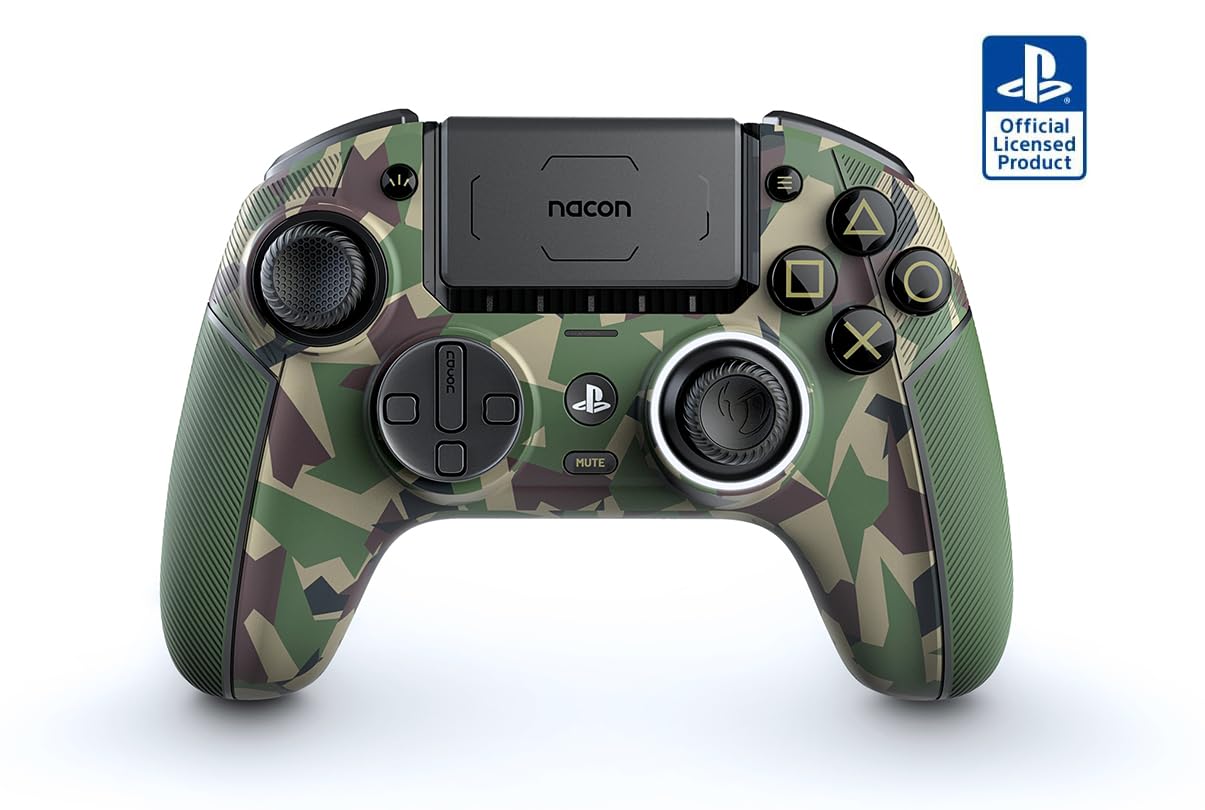 

Ліцензований контролер NACON REVOLUTION5 Pro з [] [продуктом SONY] (Зелений камуфляж) [Сумісність PS5, PS4, ПК] (PS5RP5JPЛІС)