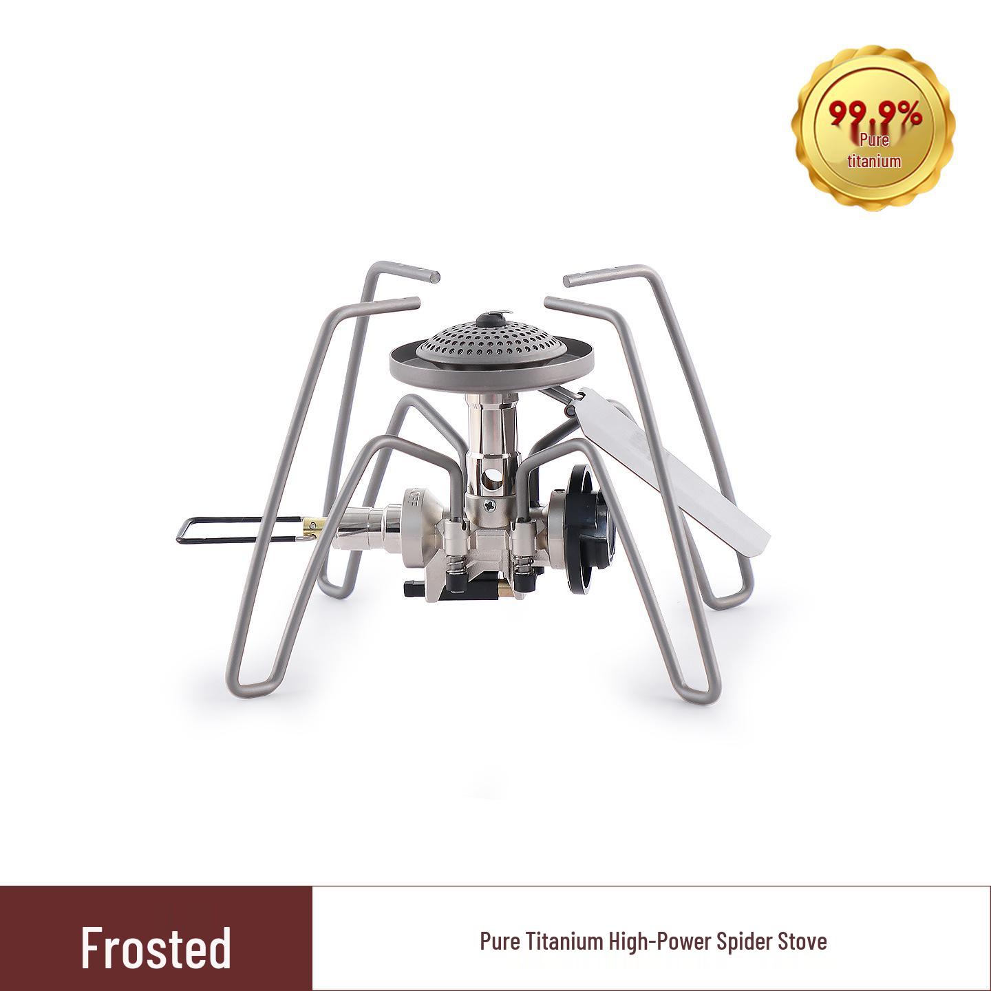 Lightweight Titanium Folding Stove for Camping & Mountaineering