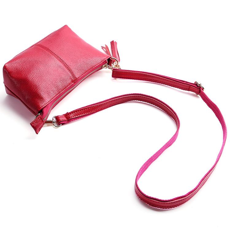 Dámská velkokapacitní kabelka a crossbody taška z pravé kůže v korejském stylu