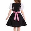 Girl's  Vintage Dress Solid Color Patchwork Cosplay Dresses