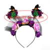Witch Headband Children Dress Up Flower Headwear Hair Accessories for Children Witch Costume Supplies Props