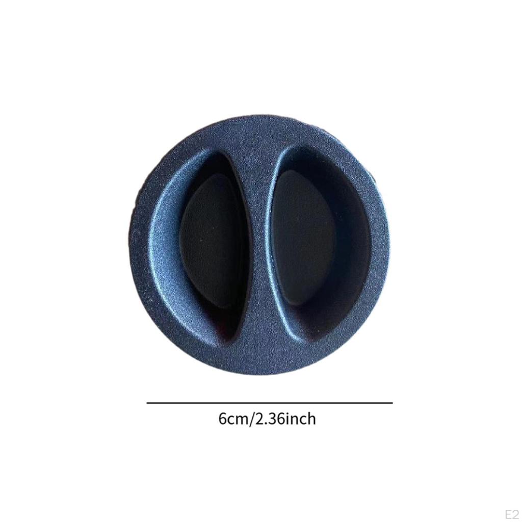 2 Pieces Umbrella Base Covers Water Filling Port Sturdy Replace Black Inlet Lids