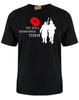 We Will Remember. Poppy Soldier War Remembrance Day T-Shirt. Summer Cotton Short Sleeve O-Neck
