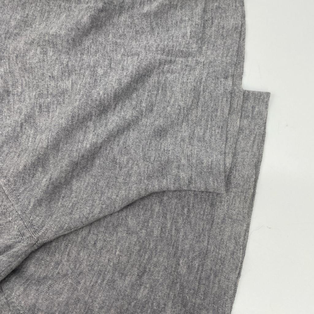 JOHN SMEDLEY Gray 100% Cotton Summer Knit tops L grayUsed