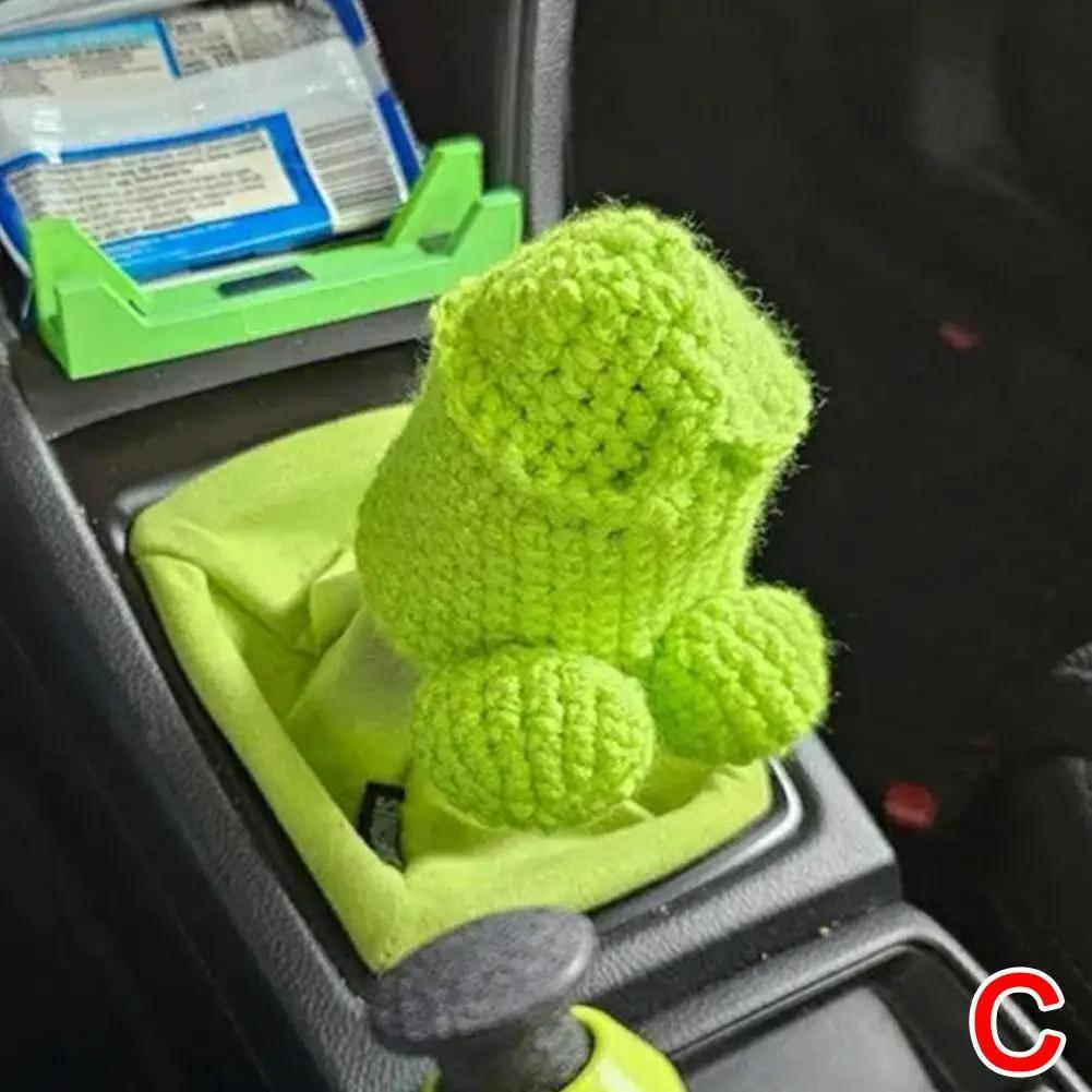 

Комплект ручек рычага переключения передач, универсальная автомобильная коробка передач, моющаяся, забавная, декоративная, аксессуары для переключения передач, чехол для автомобиля с капюшоном K3k4 зелёный