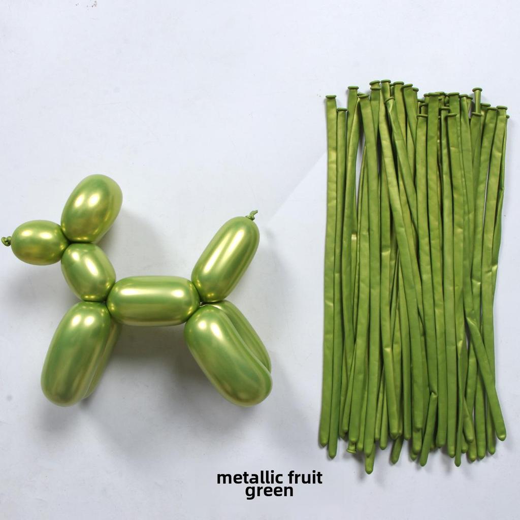 Metallic 260 Magic Balloon 1.8g - Perfect for Birthday Party Decor, Balloon Modeling, and DIY Arrangements