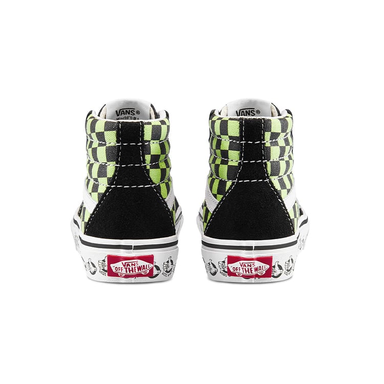 Vans Sk8 BMX -Hi Zip Kids 'Black Sharp Green' VN0A4BUWV3W