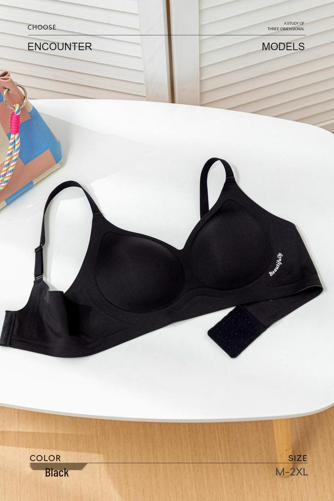 Seamless Wire-free Push-up Lingerie for Large Busts - Soft, Anti-Sagging, Summer Thin Bra