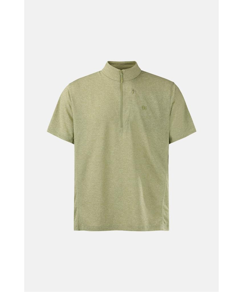 Koolongseupocheu Men'S Moss Dry Basic Zip-Up Short Sleeve T-Shirt Jwtcm26251Mos