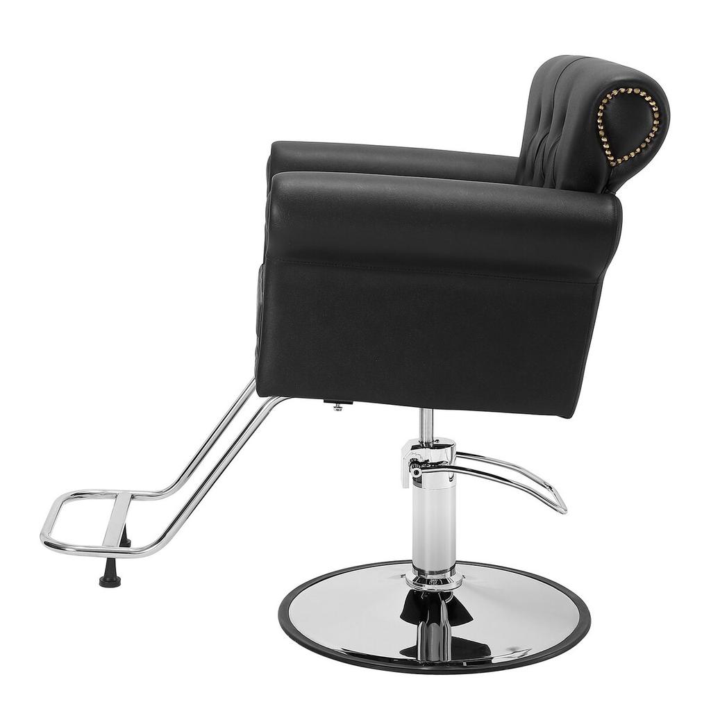Salon Chair, Barber Chair for Hair Stylist, Styling Chair with Heavy Duty Hydraulic Pump, 360° Swivel Hair Salon Chair with Footrest for Beauty Spa