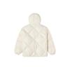 Vans Reversible Quilted Hooded Puffer Jacket Off White Unisex VN000FBZ3KS